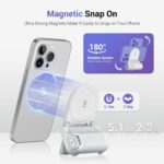 JJC Magnetic Phone Camera Grip Handle with Wireless Shutter Remote, Magsafe Came... - Image 4