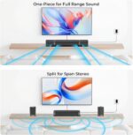 Center Channel Speakers Sound Bar, Dolby Digital Plus, 110W Sound Bar for Smart ... - Image 3