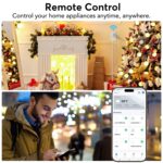 EIGHTREE Smart Plug WiFi Outlet Works with Alexa & Google Home, 15A, 4-Pack | Sm... - Image 4