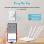 EIGHTREE Smart Plug WiFi Outlet Works with Alexa & Google Home, 15A, 4-Pack | Sm... - Image 7