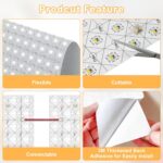 4 Pack LED Backlight Sheet, 24V 36W 6000K White Flexible Led Panel Lights with A... - Image 5