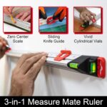 Kapro 313 Measure Mate Home-Improvement Tool - 24 Inch | Level and Ruler - Slidi... - Image 8