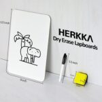 Dry Erase Lapboards, HERKKA 12 Pack Double Sided Dry Erase Lap Boards 9 x 12.5 I... - Image 3