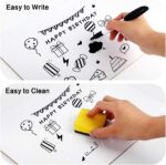 Dry Erase Lapboards, HERKKA 12 Pack Double Sided Dry Erase Lap Boards 9 x 12.5 I... - Image 5