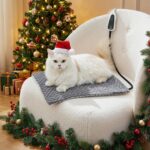 ZOMISIA Cat Heating Pad, Heated Cat Bed Indoor, 11 Temp & 25 Timer Settings | 11... - Image 10