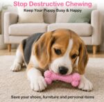 Puppy Toys, 6 Pack Dog Chew Toys for Puppy, Cute Pink Small Dog Toys, Puppy Teet... - Image 6