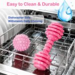 Puppy Toys, 6 Pack Dog Chew Toys for Puppy, Cute Pink Small Dog Toys, Puppy Teet... - Image 7