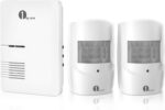 1byone Driveway Alarm, 36 Melodies, 1 Plug-in Receiver 2 PIR Detectors | Home Se... - Image 2
