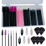 201pcs Disposable Makeup Applicators Kit with 80Mascara wands 80Disposable Lip A... - Image 2