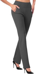 2024 Work Pants Women High Waist Dress Pant Business Casual Outfits 4 Way Stretc... - Image 2