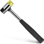 25mm Small Rubber Mallet Hammer with Dual Polyurethane & PVC Heads | Non-slip gr... - Image 2