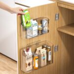 2PCS Cabinet Door Organizer,Self Adhesive Kitchen Cabinet Organizer,Cabinet Door... - Image 2