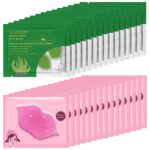 30PCS Lip Mask Under Eye Masks Patches, Crystal Collagen Hydrating Moisturizing ... - Image 2