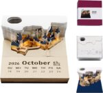 3D calendar 2026, 3D notepad, detachable calendar 2026, pen holder, DIY desktop ... - Image 2