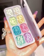 8 Color Face Cheek Highlighter Makeup Palette Shimmer Glitter Iridescent Multich... - Image 2