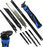 8-In-1 Multi Blades Hand Saw, Drywall, Hacksaw, Jab Saw & Wood Cutter Tool | Bla... - Image 2