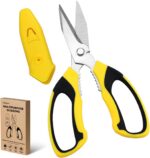 8 Inch Utility Scissors for Kitchen, Office, Craft & DIY – Heavy Duty Stainless ... - Image 2