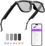 AI Smart Glasses Color-Change Lens,Translation Glasses with 164 Languages, Music... - Image 2