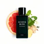 Acqua Blue Eau de Parfum for Men, 50ml Fresh Woody Fougere Cologne with Lemon, M... - Image 2