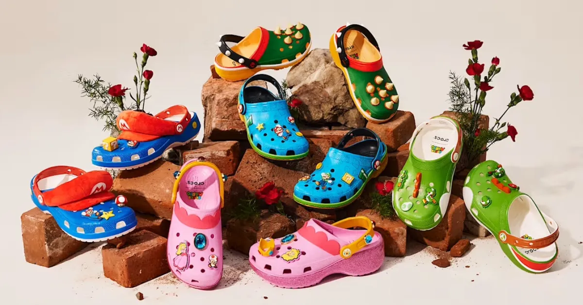 All-new Crocs x Super Mario Clogs and Jibbitz collection available for purchase today