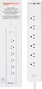 Amazon Basics Smart Plug Power Strip with 6 Individually Controlled Outlets and ... - Image 2