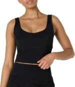 Amazon Essentials Women's Active FormFlex Buttery Soft Light Support Crop Tank w... - Image 2