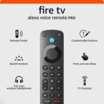 Amazon Fire TV Alexa Voice Remote Pro (newest model) with remote finder, TV cont... - Image 2