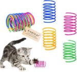 Andiker Cat Spring Toy, 12 Pc Colorful Cat Kicker Toys Interactive Cat Toys for ... - Image 2