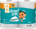 Angel Soft Toilet Paper, 4 Mega Rolls = 16 Regular Rolls, Soft and Strong Toilet... - Image 2