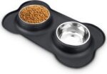 AsFrost Dog Food Bowls Stainless Steel & Water Dish with No-Spill and Non-Skid, ... - Image 2