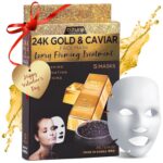 Azure Cosmetics 24K Gold and Caviar Anti Aging Luxury Face Mask - Hydrating & Fi... - Image 2