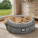 BALANCE Cat Bed Kitten Bed, Washable Round Cat Beds for Indoor Cats, Super Soft ... - Image 2