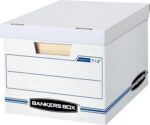 Bankers Box 30-Pack Basic Duty File Storage Boxes with Lids, Letter/Legal, Stor,... - Image 2