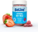 BeLive Vitamin D3 Gummies with B12 Vitamins - 60 Ct I Immune Support Gummies wit... - Image 2