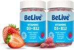 BeLive Vitamin D3 Gummies with B12 Vitamins - Immune Support Gummies with Vegan ... - Image 2