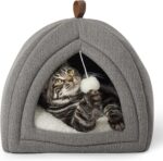 Bedsure Cat Beds for Indoor Cats - 2 in 1 Cat Cave House Tent for Kittens and Sm... - Image 2