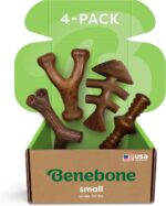 Benebone Small 4-Pack Dog Toys for Aggressive Chewers – Durable Dog Bones, Made ... - Image 2