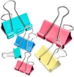 Binder Clips - Assorted Sizes 100 Count, X Large, Large, Medium, Small, Mini Pap... - Image 2