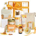 Birthday Gifts for Women, Almond Milk & Honey Relaxing Spa Gift Baskets for Wome... - Image 2