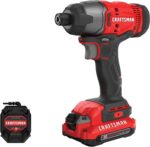 CRAFTSMAN 20V MAX Impact Driver Kit, 1/4 Inch, 2,800 RPM, LED Work light, Batter... - Image 2