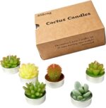 Cactus Tealight Candles, Handmade Delicate Succulent Cactus Candles（ Perfect for... - Image 2