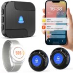 CallToU Wi-Fi Wireless Caregiver Pager Call Button for Elderly at Home, APP Emer... - Image 2