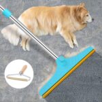 Carpet Rake for Pet Hair Removal - Reusable Pet Hair Remover, 60” Adjustable Lon... - Image 2