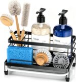 Cisily Sponge Holder for Kitchen, Sink Caddy Organizer, Kitchen Sink Accessories... - Image 2