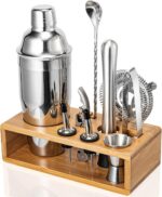 Cocktail Shaker Set, 18/8 Food-Grade Stainless Steel Mixology Bartender Kit 10-P... - Image 2