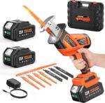 Cordless Reciprocating Saw With 8 Blades – 2×4000mAh Batteries, Brushless Motor,... - Image 2