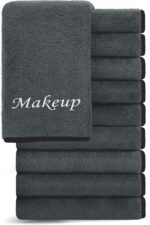 Cosy Family 10 Pack Makeup Remover Wash Cloths - Soft Microfiber Fingertip Facia... - Image 2