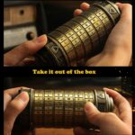 Cryptex Da Vinci Code Mini Cryptex Lock Puzzle Boxes with Hidden Compartments An... - Image 2