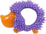 Cutie Chewies Hedgehog Dental Dog Chew Toy — Multi-Textured, Massages Gums, Floa... - Image 2