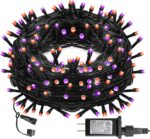DAZZLE BRIGHT Halloween 300 LED String Lights, 100FT String Lights with 8 Lighti... - Image 2